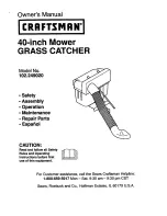 Craftsman 102.249020 Owner'S Manual preview