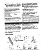 Preview for 4 page of Craftsman 102.249020 Owner'S Manual