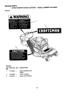 Preview for 14 page of Craftsman 102.249020 Owner'S Manual