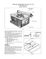 Craftsman 103.22181 Operating Instructions And Parts List Manual preview