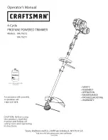 Craftsman 104.79211 Operator'S Manual предпросмотр