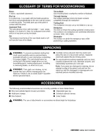 Preview for 11 page of Craftsman #10402 - Professional Laser 10 in. Radial Arm Saw 22010 Operator'S Manual