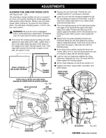 Предварительный просмотр 37 страницы Craftsman #10402 - Professional Laser 10 in. Radial Arm Saw 22010 Operator'S Manual