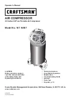 Предварительный просмотр 1 страницы Craftsman 107.16957 Operator'S Manual