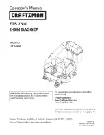 Предварительный просмотр 1 страницы Craftsman 107.24906 Operator'S Manual