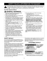 Preview for 3 page of Craftsman 107.24907 Operator'S Manual