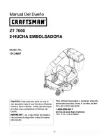 Preview for 11 page of Craftsman 107.24907 Operator'S Manual