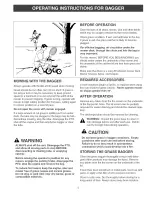 Preview for 5 page of Craftsman 107.249210 Operator'S Manual