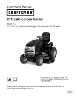 Preview for 1 page of Craftsman 107.250070 Operator'S Manual