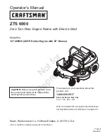 Preview for 1 page of Craftsman 107.28993 Operator'S Manual