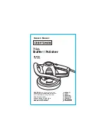 Предварительный просмотр 1 страницы Craftsman 10721 - 7 in. Buffer/Polisher Owner'S Manual