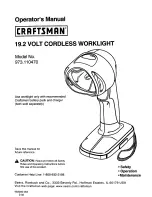 Preview for 1 page of Craftsman 11047 Operator'S Manual