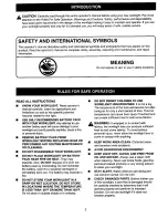 Preview for 2 page of Craftsman 11047 Operator'S Manual