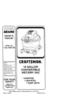 Preview for 1 page of Craftsman 113.170170 Owner'S Manual