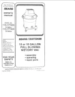 Craftsman 113.177000 Owner'S Manual предпросмотр