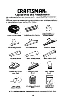 Предварительный просмотр 14 страницы Craftsman 113.177600 Owner'S Manual