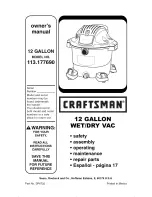 Craftsman 113.177690 Owner'S Manual preview