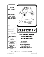 Предварительный просмотр 17 страницы Craftsman 113.177690 Owner'S Manual