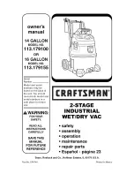 Craftsman 113.179100 Owner'S Manual preview