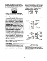 Предварительный просмотр 3 страницы Craftsman 113.179345 Owner'S Manual