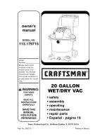 Craftsman 113.179715 Owner'S Manual предпросмотр