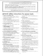 Preview for 2 page of Craftsman 113.19761 Owner'S Manual