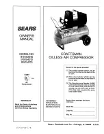 Preview for 1 page of Craftsman 113.19836 Owner'S Manual