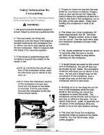 Preview for 59 page of Craftsman 113.198411 Operators Operator'S Manual