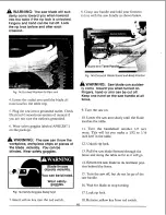 Preview for 62 page of Craftsman 113.198411 Operators Operator'S Manual