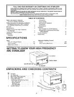 Preview for 4 page of Craftsman 113.201170 Owner'S Manual