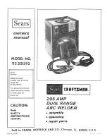 Craftsman 113.201392 Owner'S Manual preview