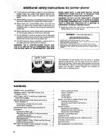Preview for 4 page of Craftsman 113.206891 Owner'S Manual