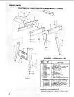 Preview for 28 page of Craftsman 113.206933 Owner'S Manual