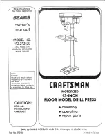 Craftsman 113.213130 Owner'S Manual предпросмотр