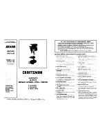 Craftsman 113.213722 Owner'S Manual preview