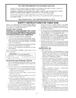 Preview for 2 page of Craftsman 113.221620 Owner'S Manual