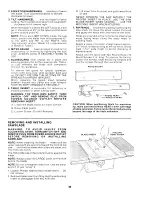 Preview for 22 page of Craftsman 113.221620 Owner'S Manual