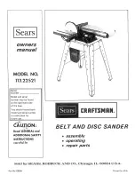 Craftsman 113.22521 Owner'S Manual preview