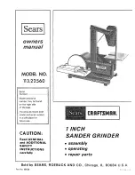 Preview for 1 page of Craftsman 113.22560 Owner'S Manual