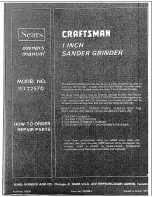 Preview for 12 page of Craftsman 113.22570 Owner'S Manual