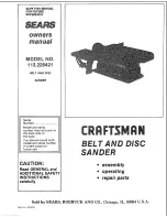 Craftsman 113.226421 Owner'S Manual preview