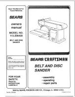 Craftsman 113.22643 Owner'S Manual preview