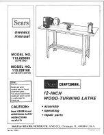 Preview for 1 page of Craftsman 113.228000 Owner'S Manual