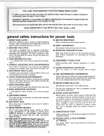 Preview for 2 page of Craftsman 113.228000 Owner'S Manual