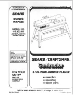 Предварительный просмотр 1 страницы Craftsman 113.232210 Owner'S Manual