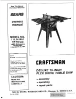 Craftsman 113.241591 Owner'S Manual preview