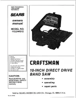 Craftsman 113.244512 Owner'S Manual preview