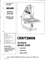 Craftsman 113.244513 Owner'S Manual preview