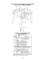 Preview for 54 page of Craftsman 113.290600 Owner'S Manual