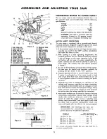 Preview for 3 page of Craftsman 113.29350 Operating Instructions And Parts List Manual